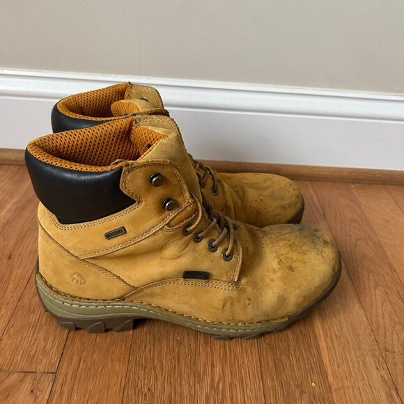 Wolverine Men's Dublin 6" Waterproof Insulated Boot Tan Lace Up Outdoor Size 10 - Picture 4 of 8